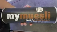 Mängden socker i MyMüsli Paleo Raw Cacao