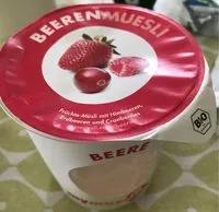 Mängden socker i Mymuesli2Go, Beeren Müsli