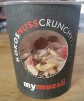 Mängden socker i kokos nuss crunchy paleo