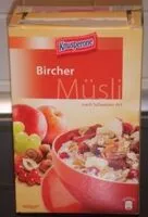 Mängden socker i Mymuesli Beeren Bircher Muesli