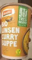 Mängden socker i Bio linsen curry Suppe
