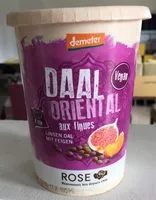 Mängden socker i Daal Oriental aux figues