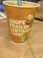 Mängden socker i Frische Gelbe Bio Linsensuppe Mit Curry