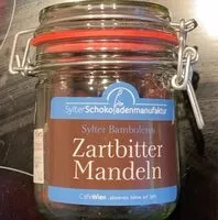 Mängden socker i Zartbitter Mandeln