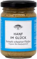 Mängden socker i Hanf im Glück Steinpilz schwarzer Pfeffer Vaganer Bio-Hanfaufstrich