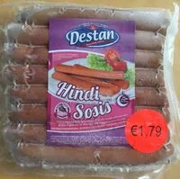 Mängden socker i Sosis de dinde halal