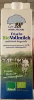 Mängden socker i Frische BioVollmilch