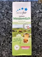 Mängden socker i haltbare Weidenmilch