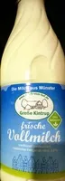 Mängden socker i frische volle Milch vom Hof