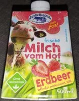 Mängden socker i Frische Erdbeermilch vom Hof