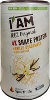 Mängden socker i 4K Shape Protein Vanille Geschmack