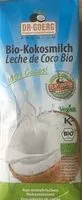 Mängden socker i Leche de Coco Bio