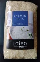 Mängden socker i Jasmin Reis