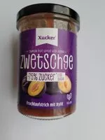 Mängden socker i Zwetschge -75% Zucker