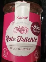 Mängden socker i Rote Früchte Fruchtaufstrich