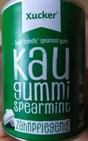 Mängden socker i Kau gummi spearmint