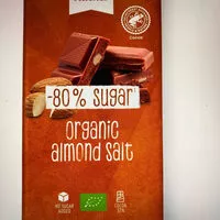 Mängden socker i Organic almond salt