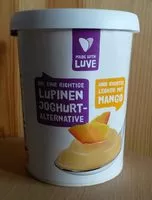 Mängden socker i Lupinen Joghurt-Alternative Mango, Fermentiert mit Veganen Joghurtkulturen