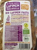 Mängden socker i Lupinen tagliatelle