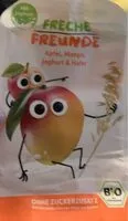 Mängden socker i Freunde apfel,mango joghurt y hafer