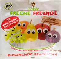 Mängden socker i "Rosinchen" Fruchtmix