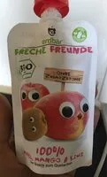 Mängden socker i Freche freunde/compote