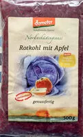 Mängden socker i Rotkohl mit Apfel