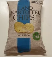 Mängden socker i Land Kartoffel Chips