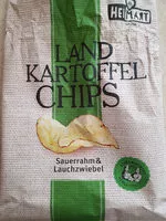 Mängden socker i Land Kartoffel Chips Sauerrahm & Zwiebel