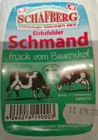 Mängden socker i Eichsfelder Schmand