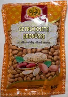 Mängden socker i Getrocknete Erdnüsse