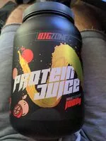 Mängden socker i Protein Juice (Orangensaft)