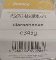 Mängden socker i Eierschecke