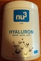 Mängden socker i Nu3 Hyaluronsäure, 3 X