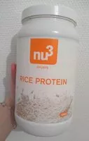 Mängden socker i Nu3 Risprotein, Pulver, 3 X