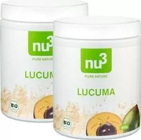 Mängden socker i Nu3 økologisk Lucuma, Pulver, 2 X