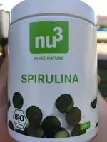 Mängden socker i Nu3 økologisk Spirulina
