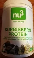 Mängden socker i Nu3 økologisk Gresskarfrø Proteinpulver