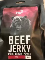 Mängden socker i Beef nu3. Jerky pepper