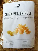Mängden socker i Nu3 Chick Pea Spirelli