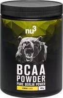 Mängden socker i Nu3 Bcaa Pulver, Zitrone