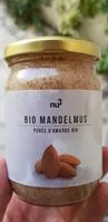Mängden socker i Nu3 Bio Mandelmus braun
