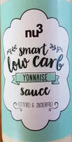 Mängden socker i Nu3 Smart Low Carb Sauce, Yonnaise, 2 X