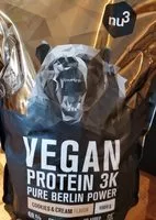 Mängden socker i Vegan proteins 3k