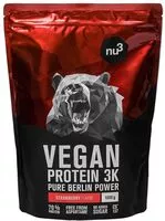 Mängden socker i Vegan protéine 3K Strawberry Flavour