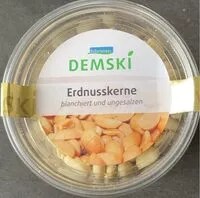 Mängden socker i Erdnusskerne blanchiert / ungesalzen