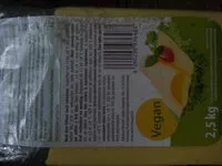 Mängden socker i Vegan cheese Oregano-Thyme