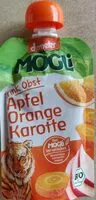 Mängden socker i Compote Pomme Orange et Carotte
