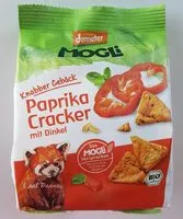 Mängden socker i MOGLI Paprika Cracker mit Dinkel