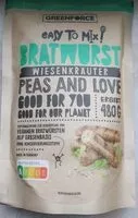Mängden socker i Bratwurst Wiesenkräuter